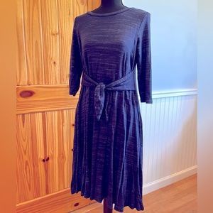 Latched mama tie sweater dress